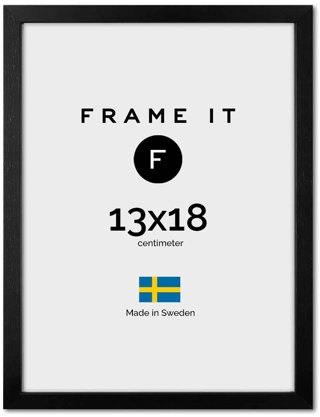 Ram London Svart 13x18