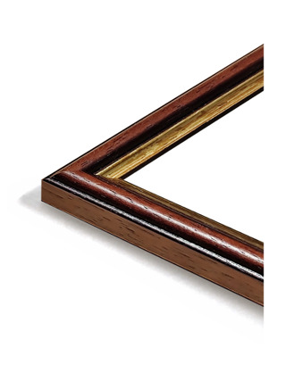 Ram Prag Guld/Brun 10x15