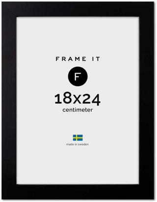 Ram Paris Svart 18x24