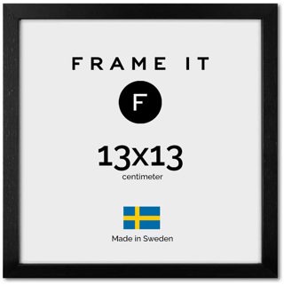 Ram London Svart 13x13