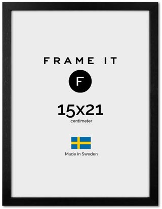 Ram London Svart 15x21