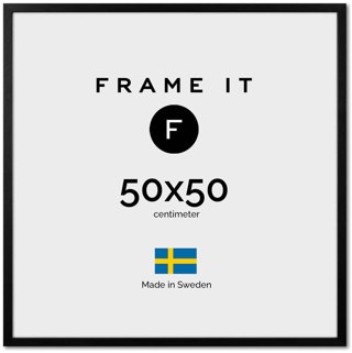 Ram London Svart 50x50