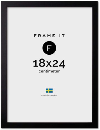Ram Rio Svart 18x24
