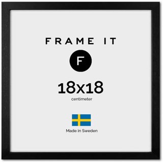 Ram London Svart 18x18