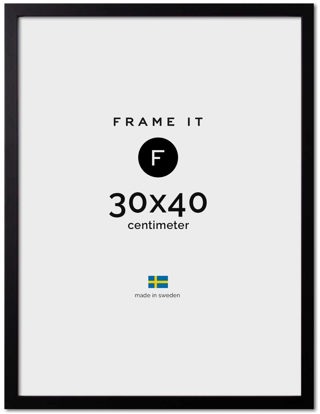 Ram Rio Svart 30x40