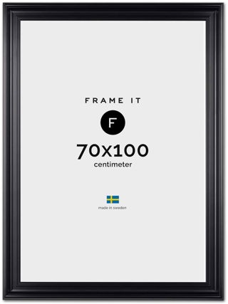 Ram Stockholm Svart 70x100