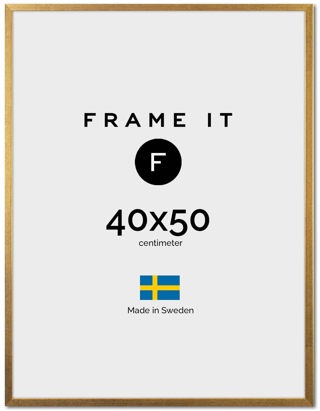 Ram London Guld 40x50