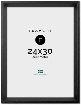 Ram Dubai Svart 24x30