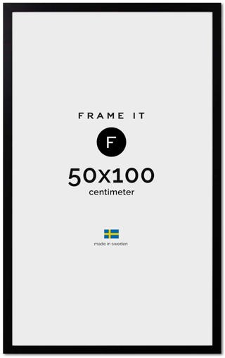 Ram Paris Svart 50x100