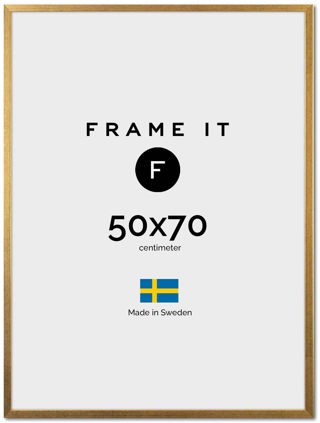 Ram London Guld 50x70