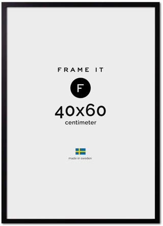 Ram Rio Svart 40x60