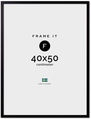 Ram Rio Svart 40x50