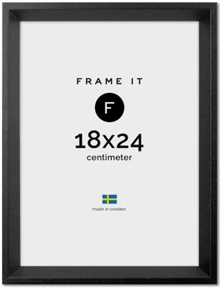 Ram Dubai Svart 18x24